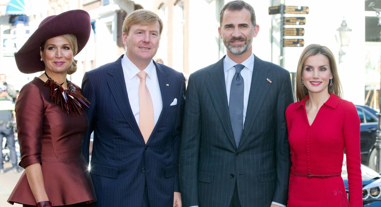 Don Felipe y doña Letizia, en una visita a Holanda en 2014. (EFE)
