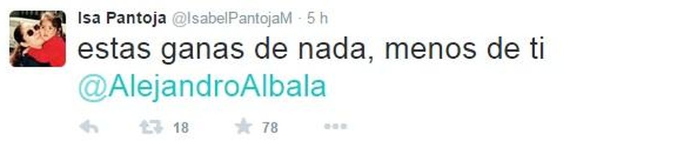 La declaración de amor de Chabelita a su novio en Twitter.