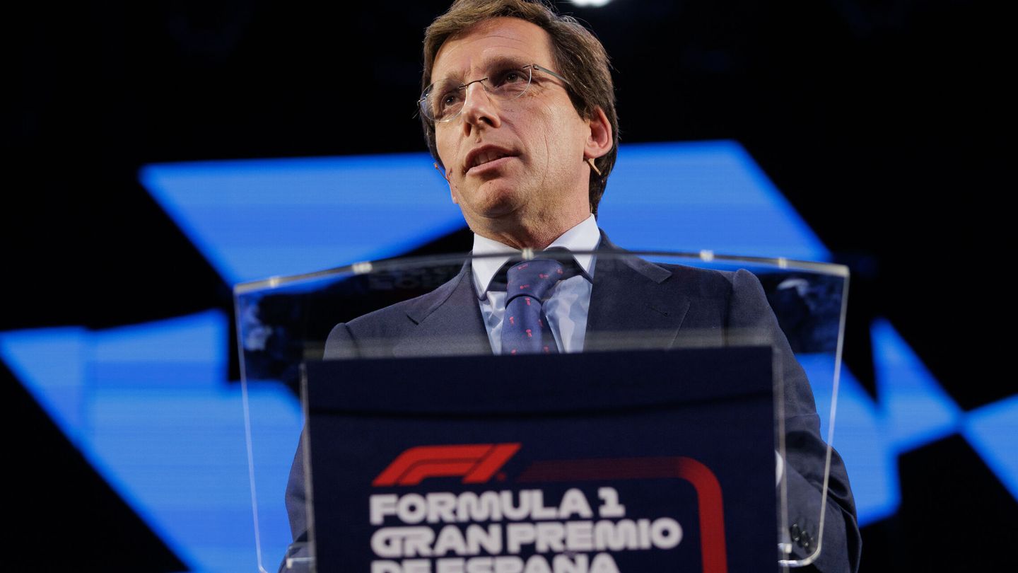 José Luis Martínez-Almeida, durante la presentación del acuerdo para acoger la Fórmula 1 en Ifema. Foto: Europa Press