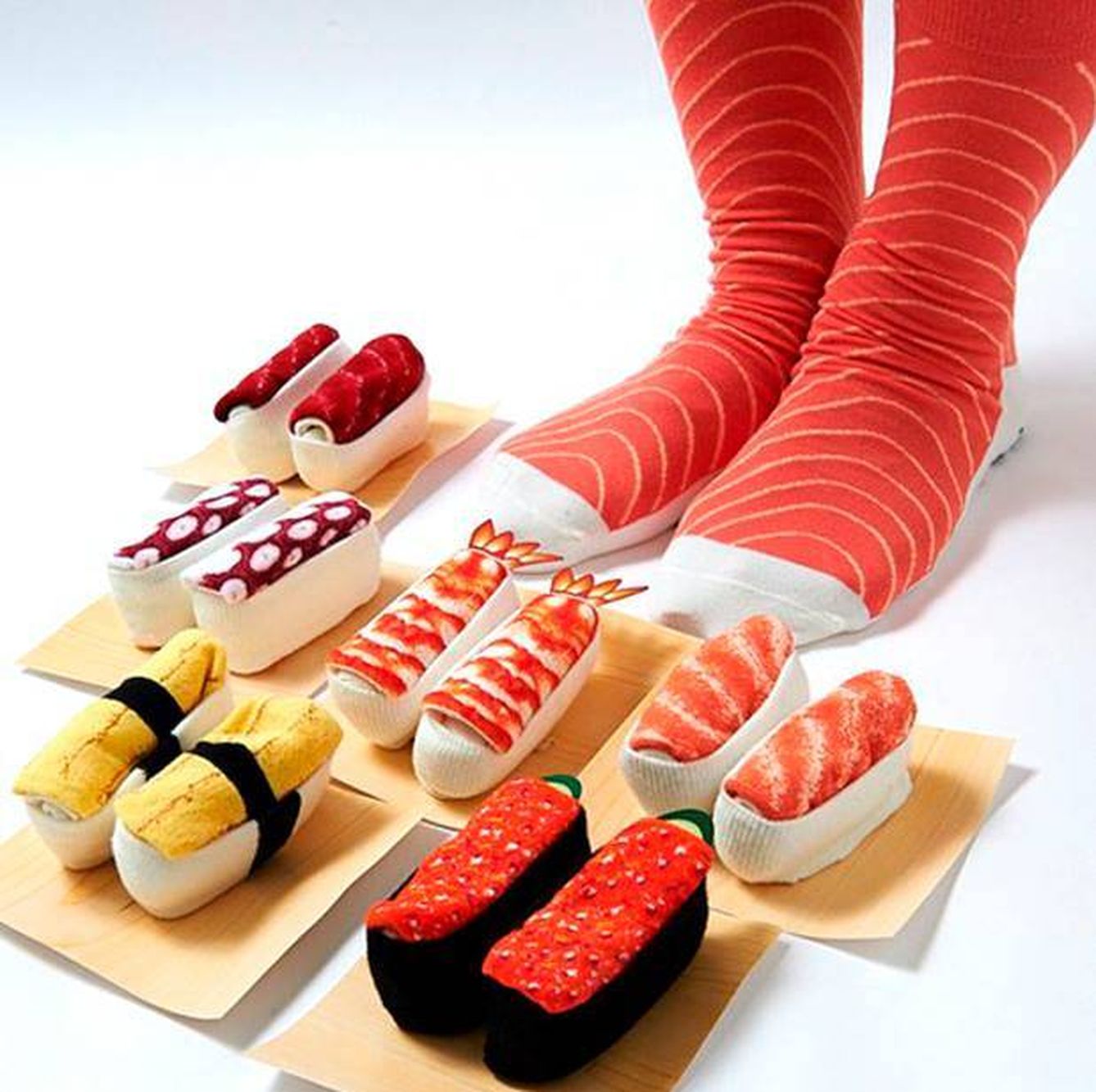 Calcetines de sushi en Washoku