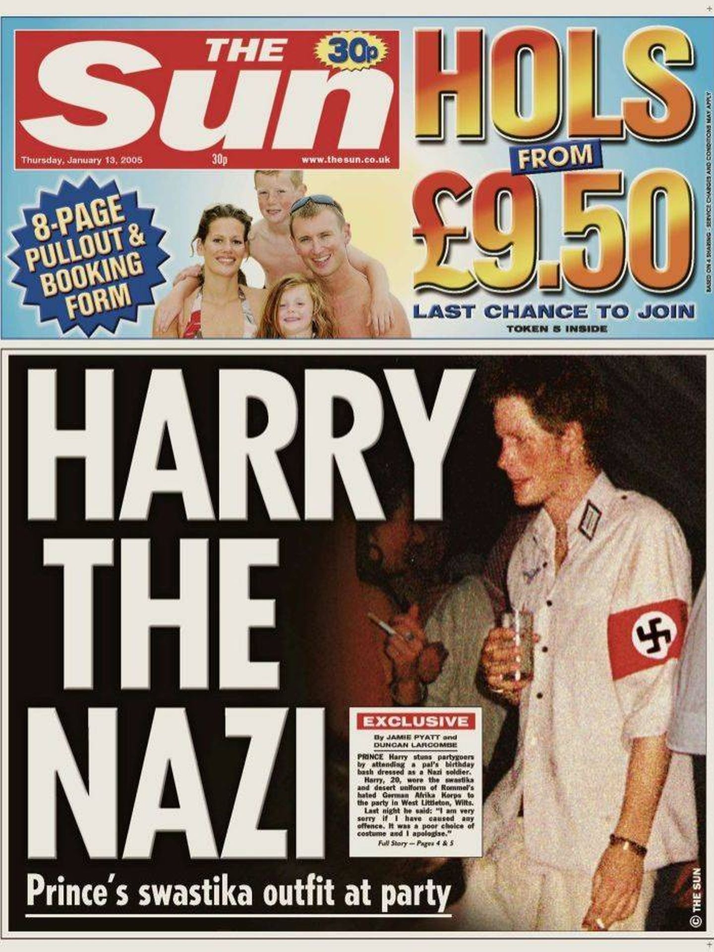 Harry, sin piedad contra Guillermo en su libro: de la idea del disfraz de  nazi a la 'paliza' que le dio
