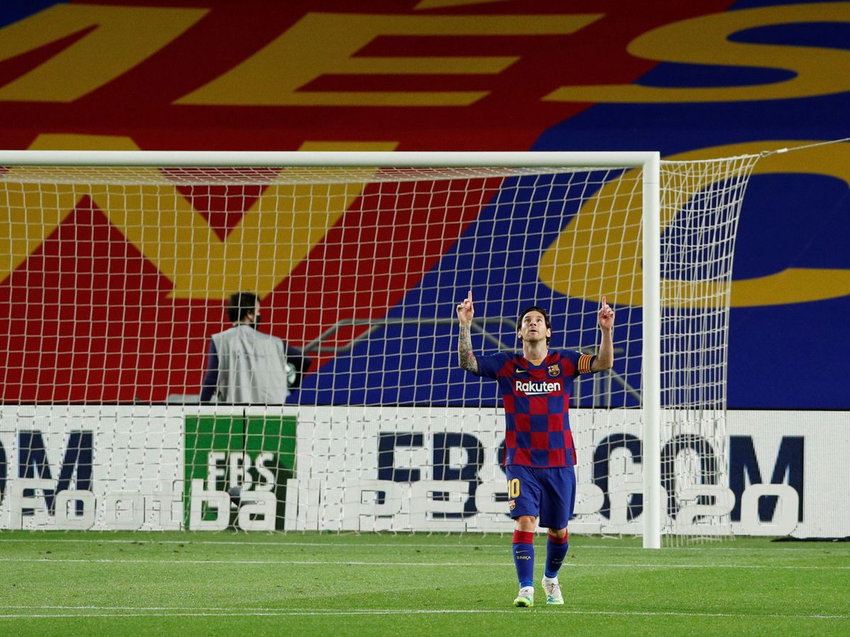 Foto: Leo Messi durante el partido frente al Leganés. (Reuters)