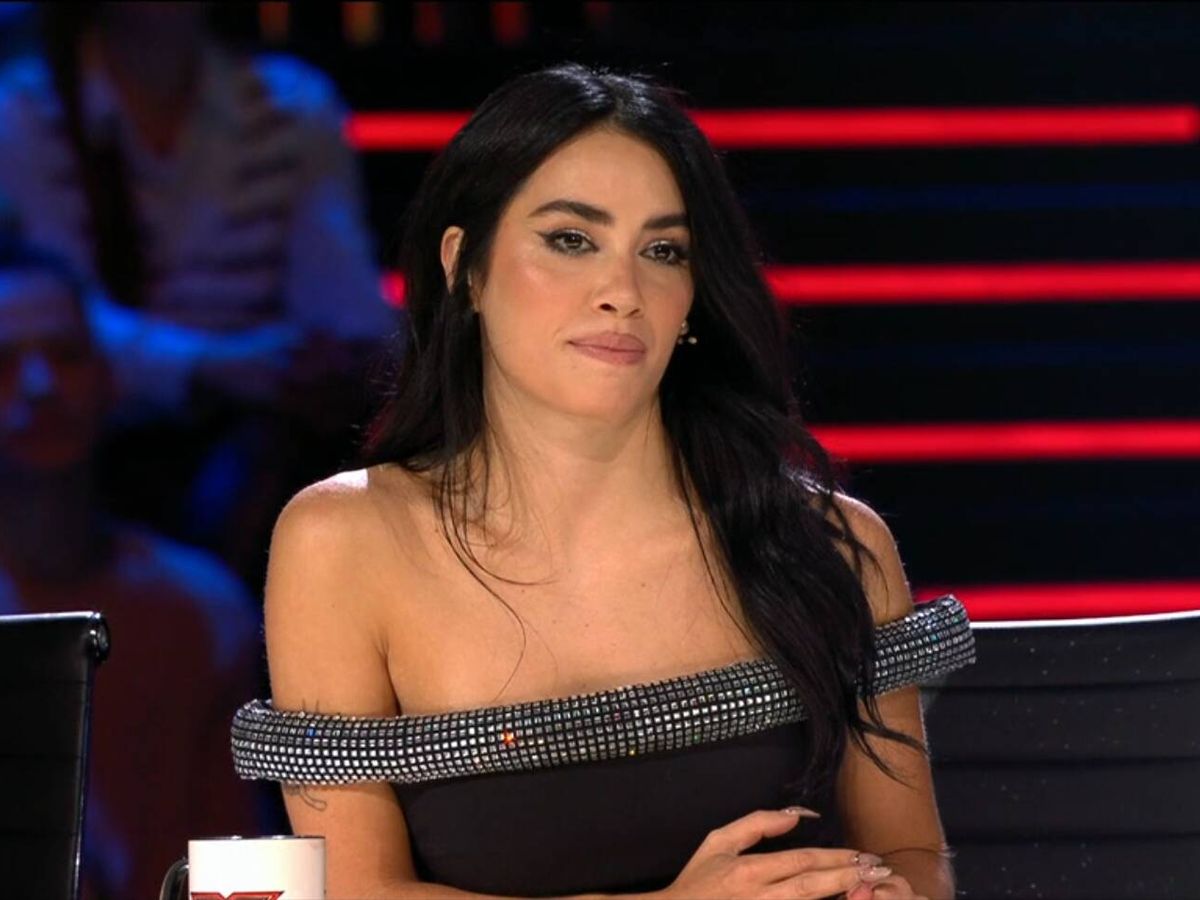 Foto: Lali Espósito, en 'Factor X'. (Mediaset)
