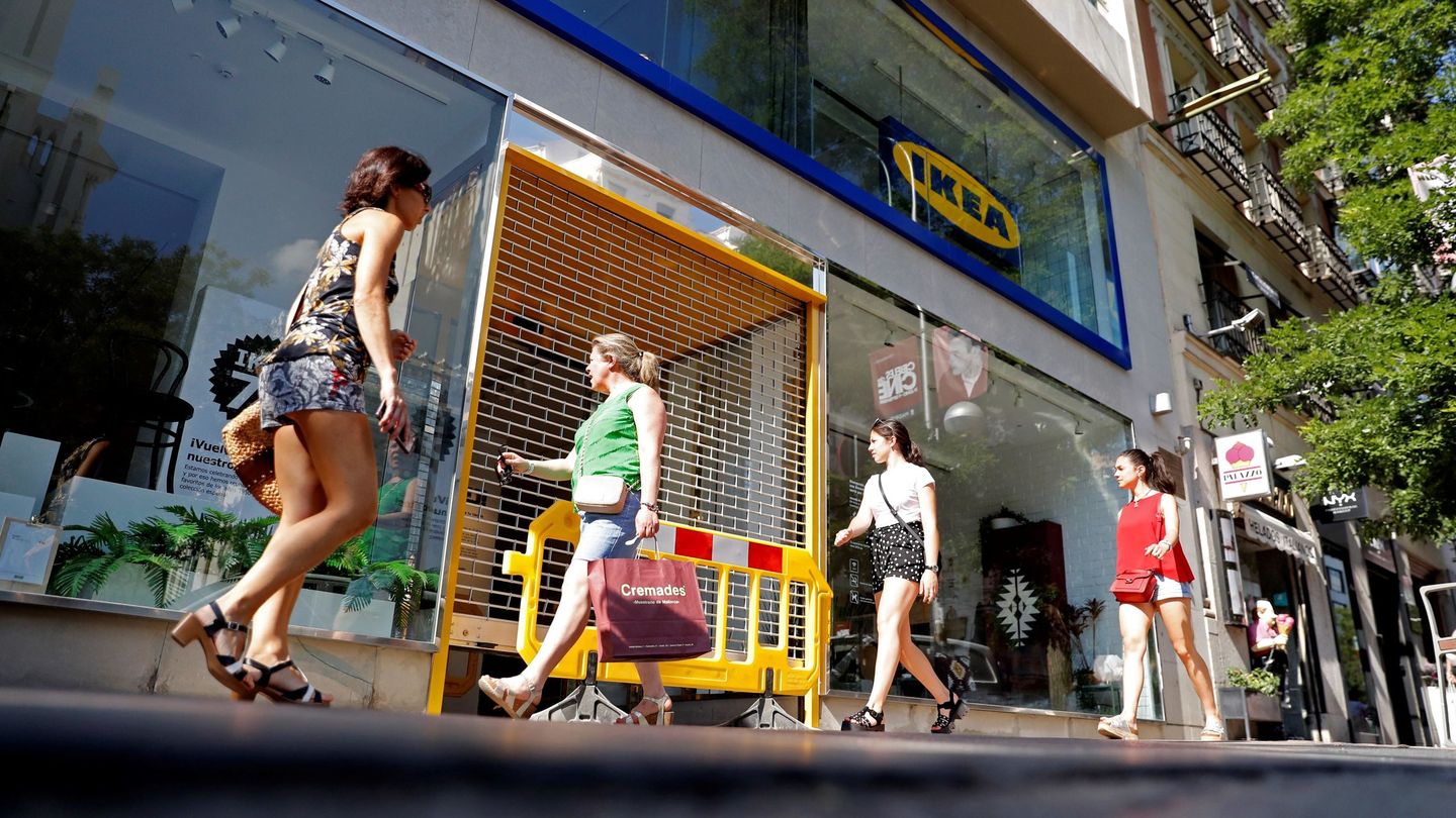 Tienda urbana de Ikea en la calle de Goya. (EFE)