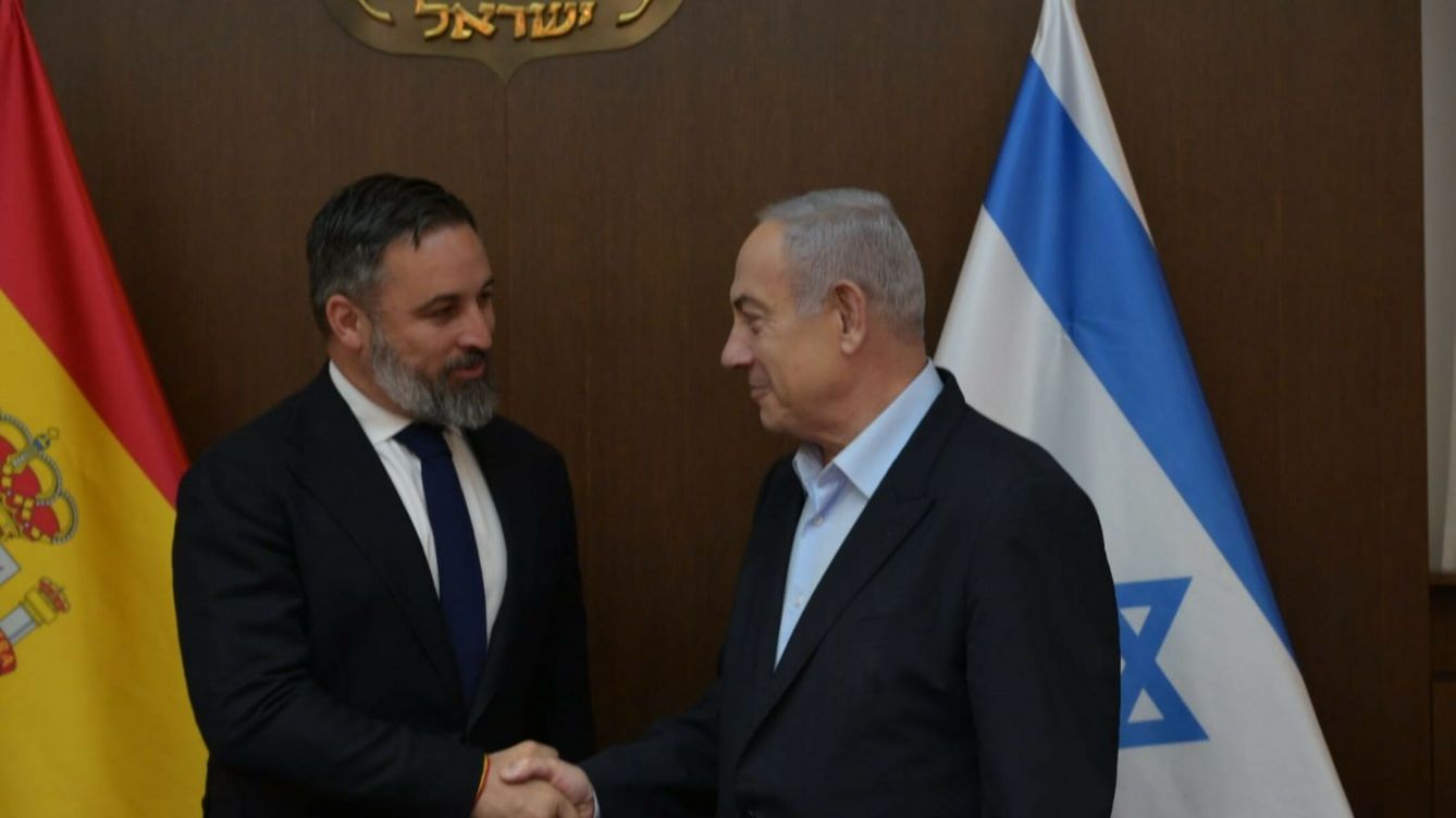 Foto: Abascal se reúne con Netanyahu en Israel.