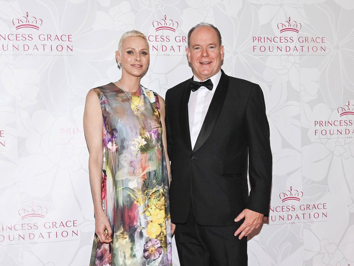 Foto: Alberto y Charlène, en la gala de la Fundación Princesa Grace. (Getty)