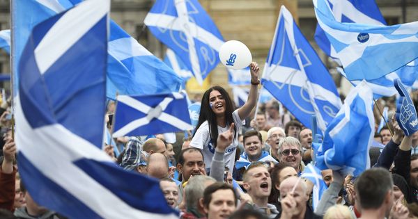 Foto: Una manifestación por el "Sí" al referéndum de independencia de Escocia. (Reuters)