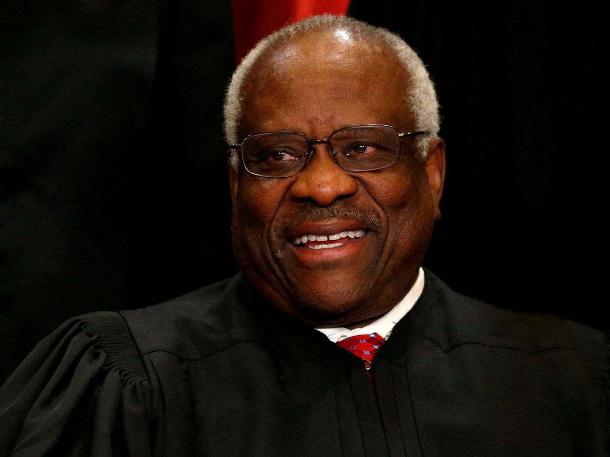 Foto:  El juez del Tribunal Supremo estadounidense, el conservador Clarence Thomas en una fotografía de archivo. (Reuters/Jonathan Ernst)