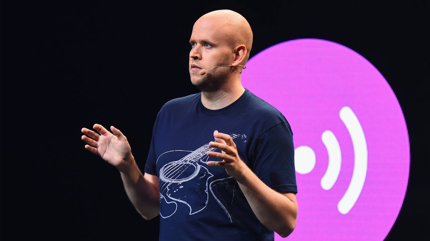 El CEO de Spotify, Daniel Ek. (Getty/Michael Loccisano)