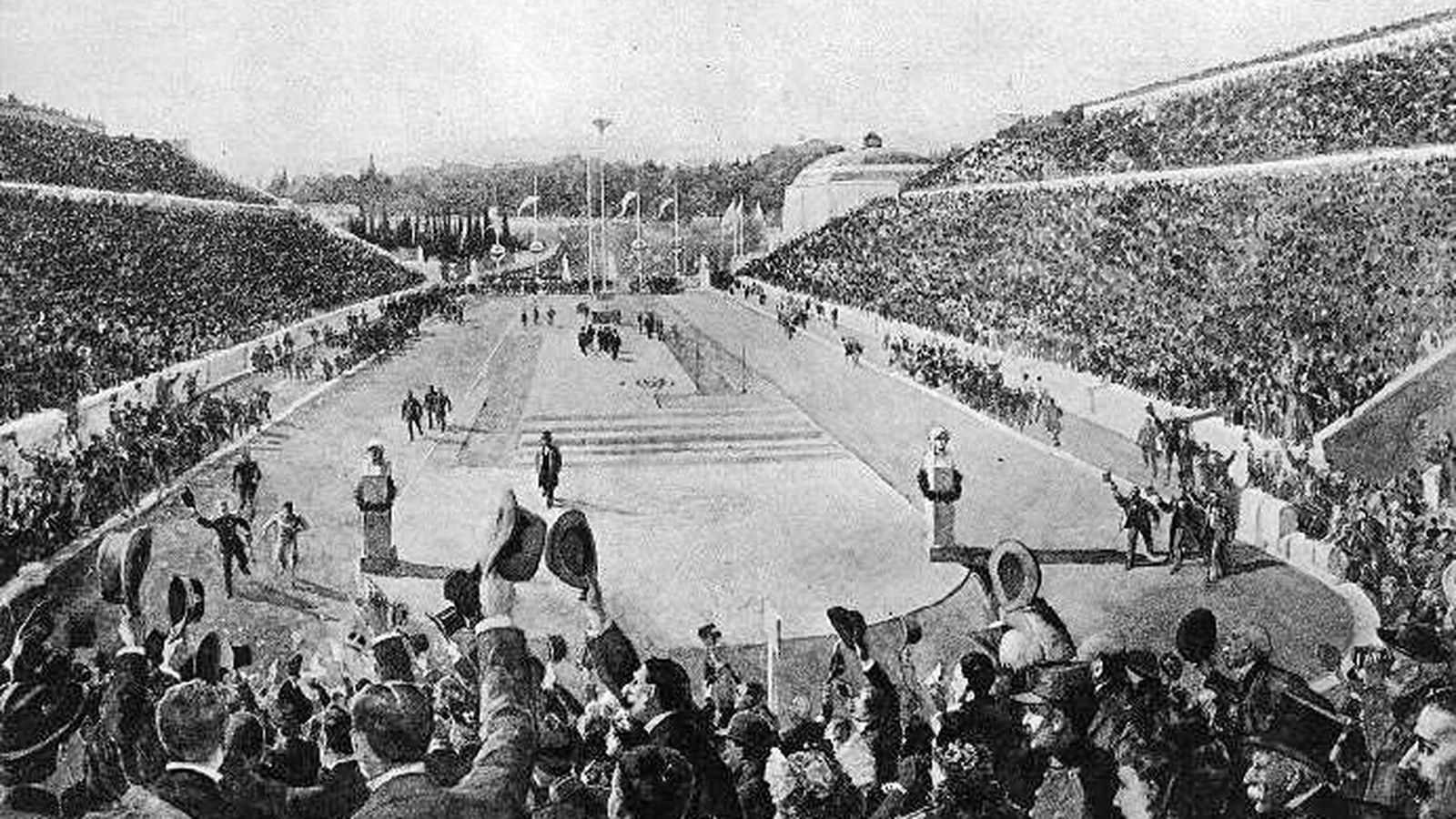 Foto: Primeros Juegos Olímpicos modernos impulsados por Coubertin (CC/Albert Meyer)