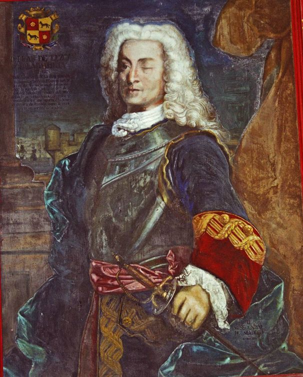 Retrato de Blas de Lezo conservado en el Museo Naval de Madrid.