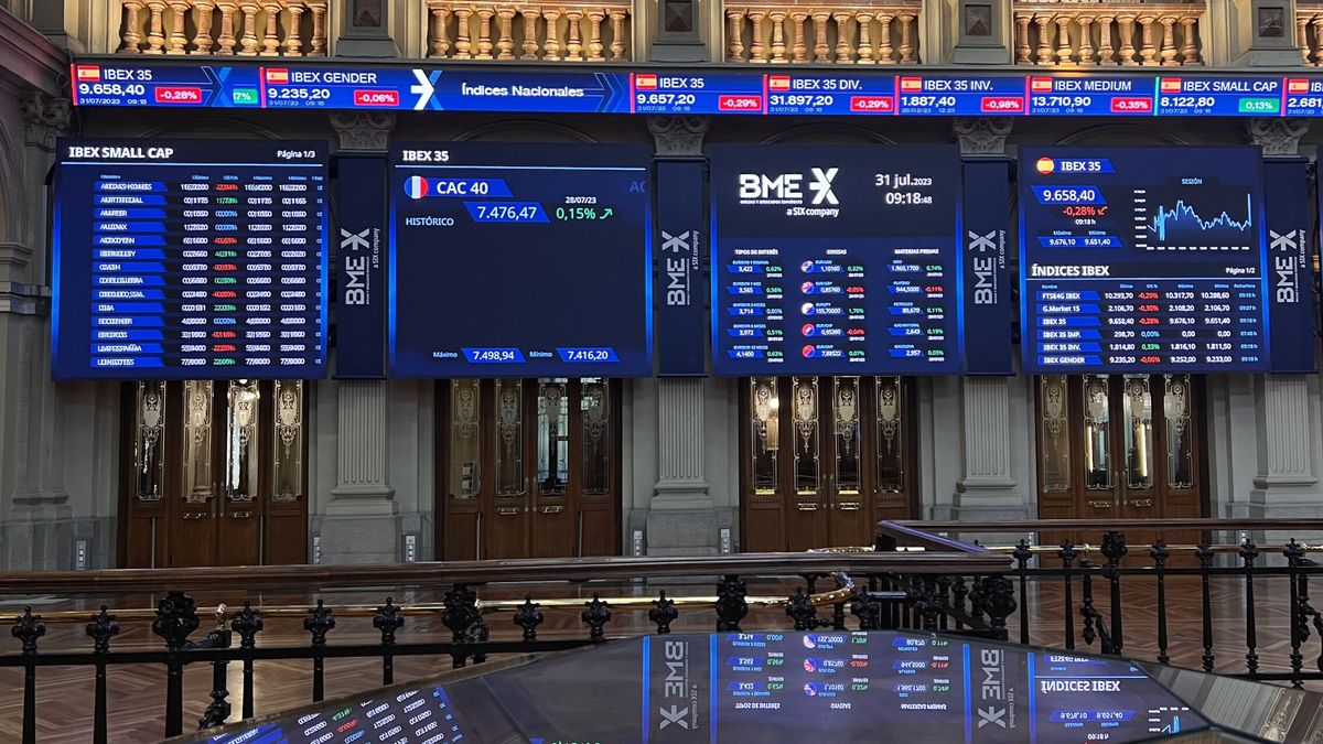 Bolsa e Ibex 35, en directo | Wall Street se tiñe de rojo y sigue con la racha bajista tras la bajada del paro en EEUU