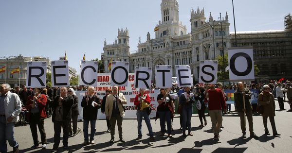 Foto: Manifestación con motivo del Día del Trabajo en Madrid. (EFE)