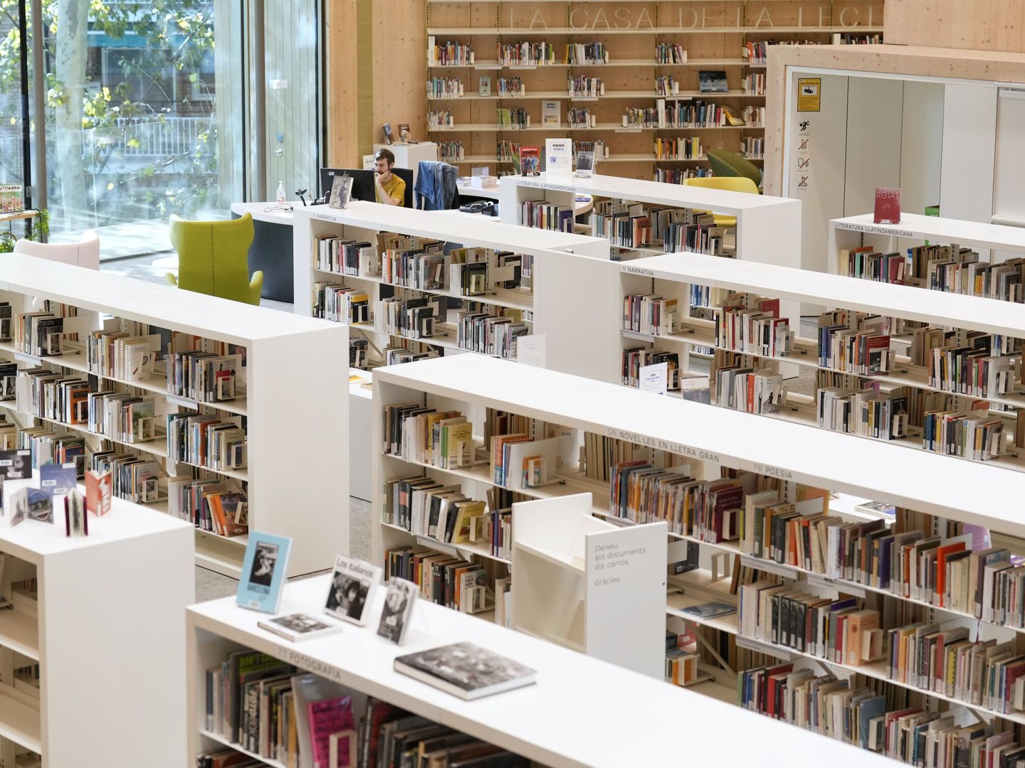 Bibliotecas, qué lugares. (EFE/Alejandro García)