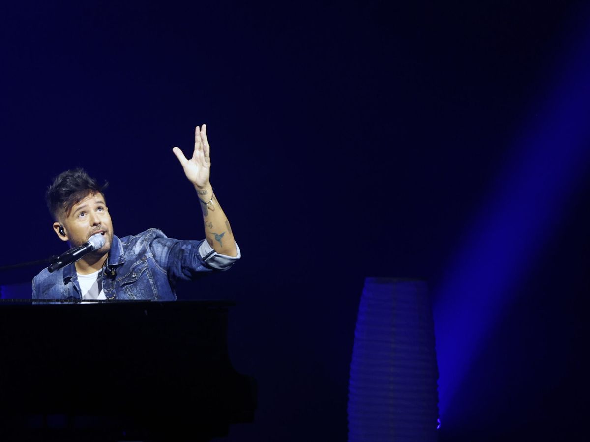 Foto: El cantante Pablo López, durante un concierto. (EFE/Mariscal)