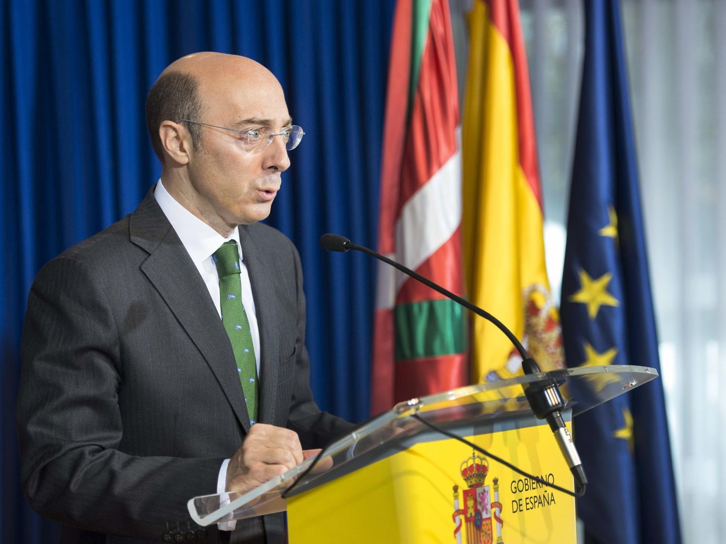 Carlos Urquijo, durante su etapa como delegado del Gobierno en el País Vasco. (EFE)
