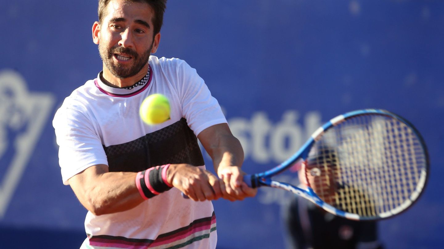 Marc López, el pasado 12 de febrero, en un torneo ATP en Argentina. (EFE)
