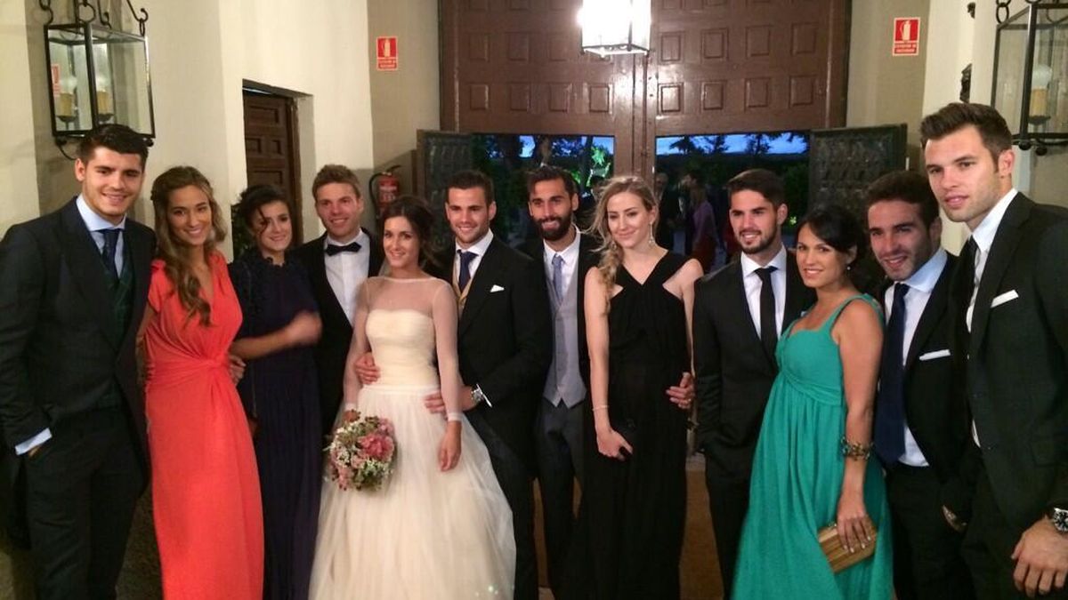 La boda futbolera de uno de los benjamines del Real Madrid