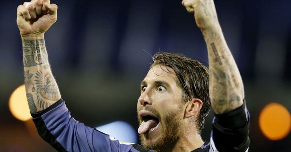 Foto: Sergio Ramos celebra uno de los goles del Real Madrid ante el Celta de Vigo. (EFE)