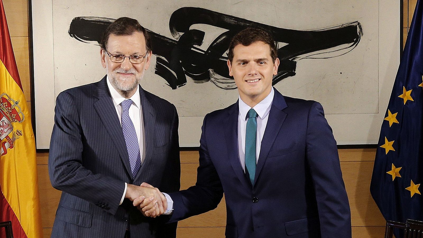 Foto: Mariano Rajoy y Albert Rivera volverán a verse las caras el próximo 10 de agosto (Efe).