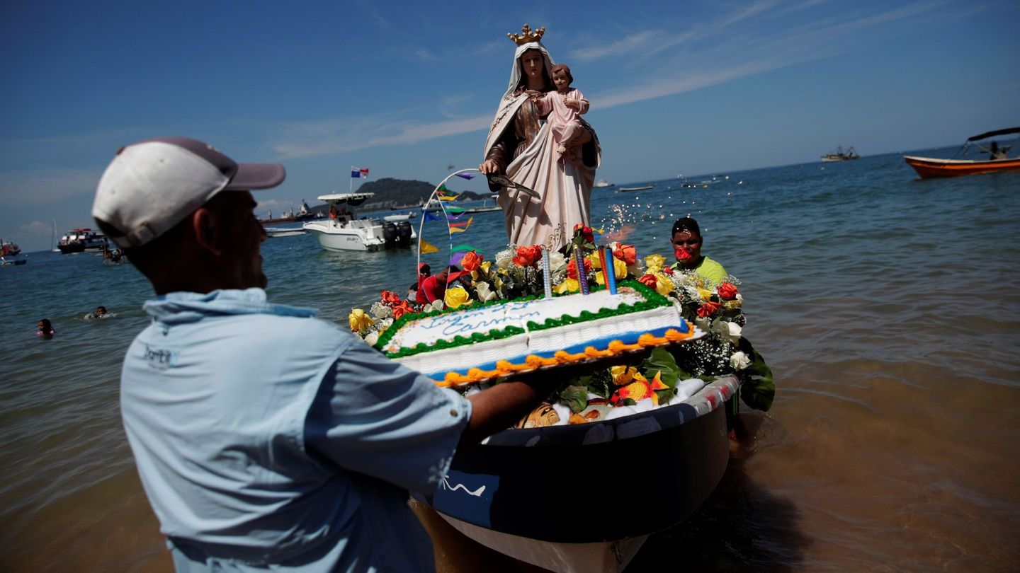 Virgen del Carmen, patrona del mar en Panamá (EFE)