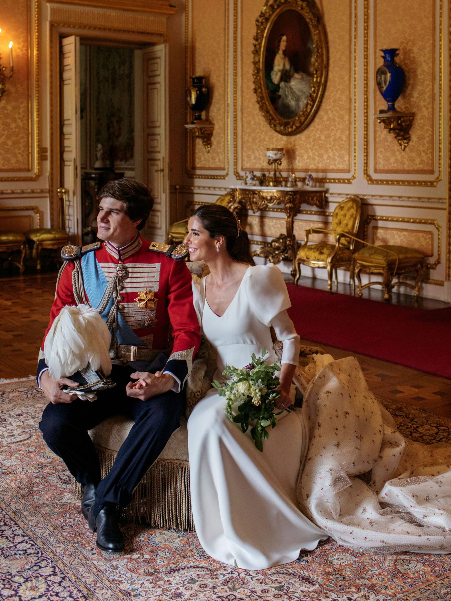 El bronceado de Belén Corsini en su boda fue una parte fundamental de su look. (Foto: Alejandra Ortiz)