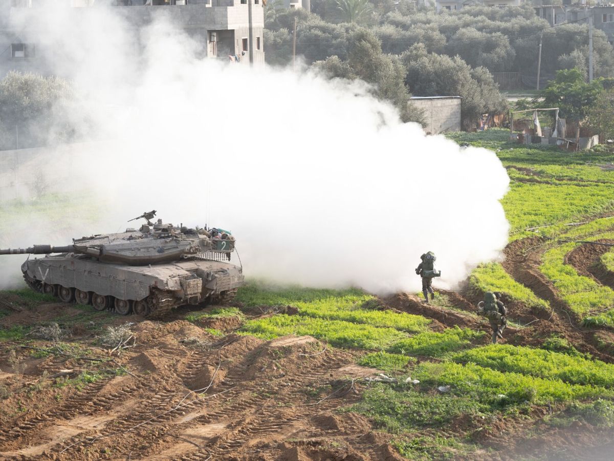 Foto: El Ejército israelí en su ofensiva en el sur de Gaza. (EFE/IDF)