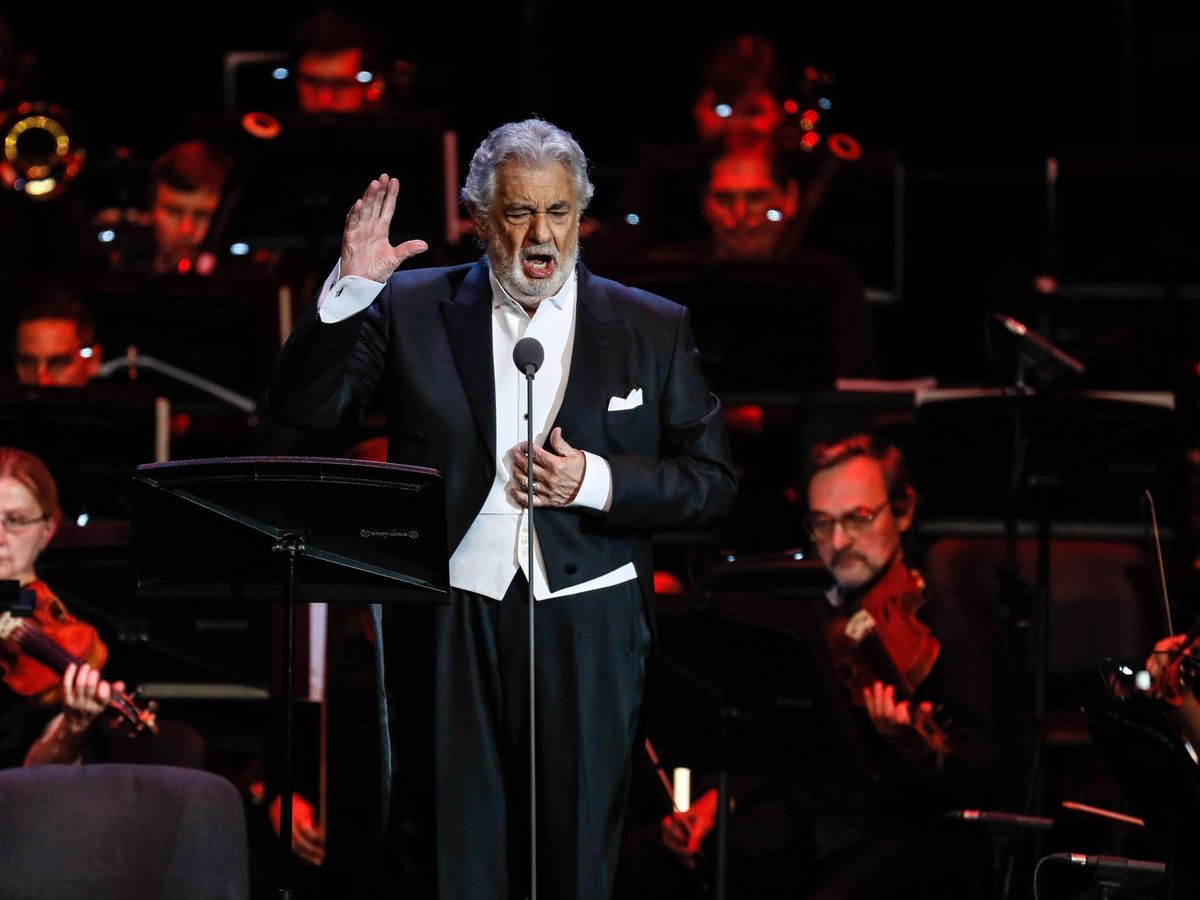 Foto: Plácido Domingo durante una actuación en Moscú. (Reuters)
