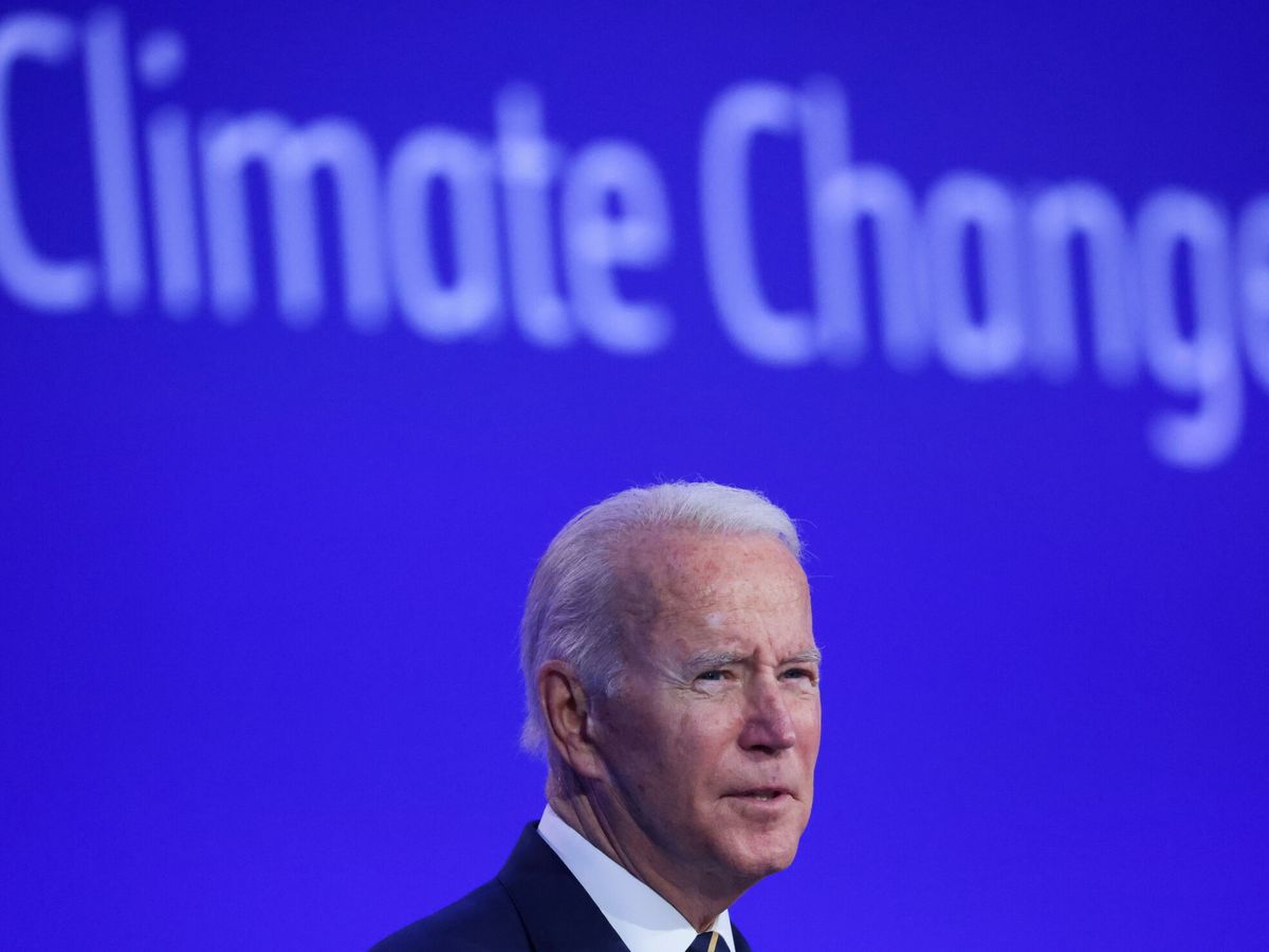 Foto: El presidente estadounidense, Joe Biden, durante su intervención en la COP26. (Reuters)