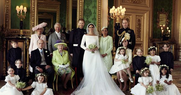 Foto: Posado familiar oficial de la boda de los duques de Sussex. 