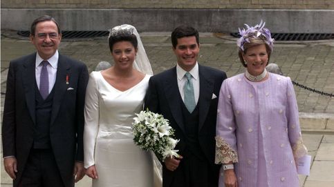 La boda de Alexia de Grecia y Carlos Morales hace 25 años: un accidente que la puso en jaque y una pamela XXL