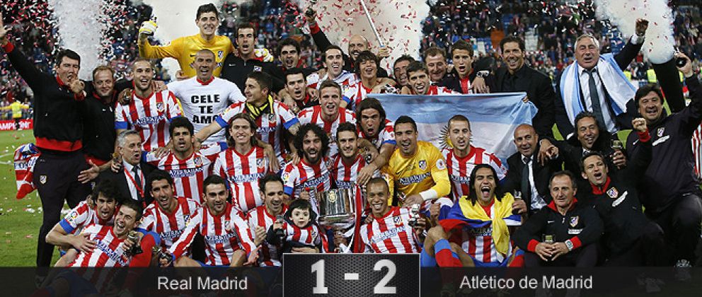 Foto: El Atlético se lleva la Copa y condena a Mourinho al infierno madridista