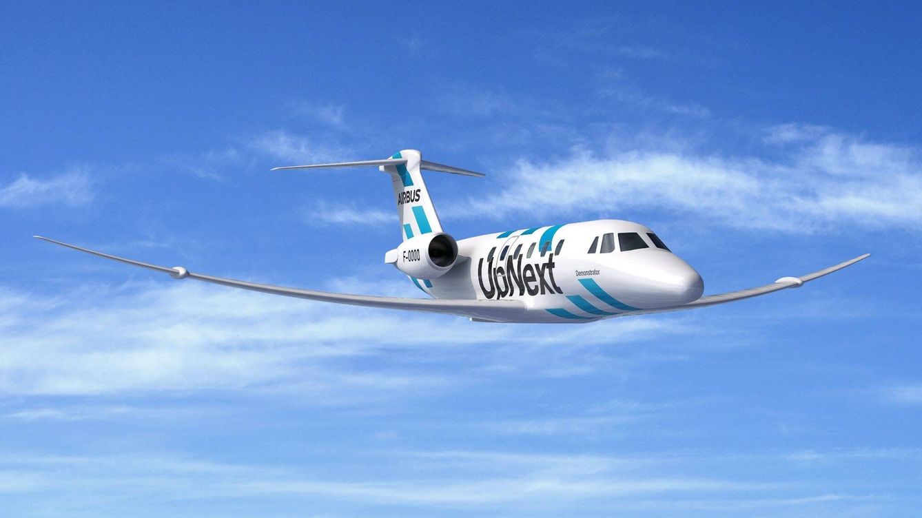 Foto: Este nuevo diseño de ala pretende optimizar el rendimiento de los aviónes del futuro. (Fixion - Airbus)