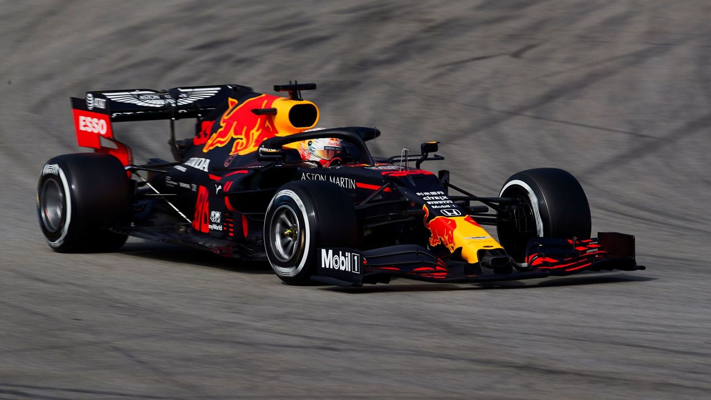 Max Verstappen durante los test de pretemporada en Montmeló. (EFE)