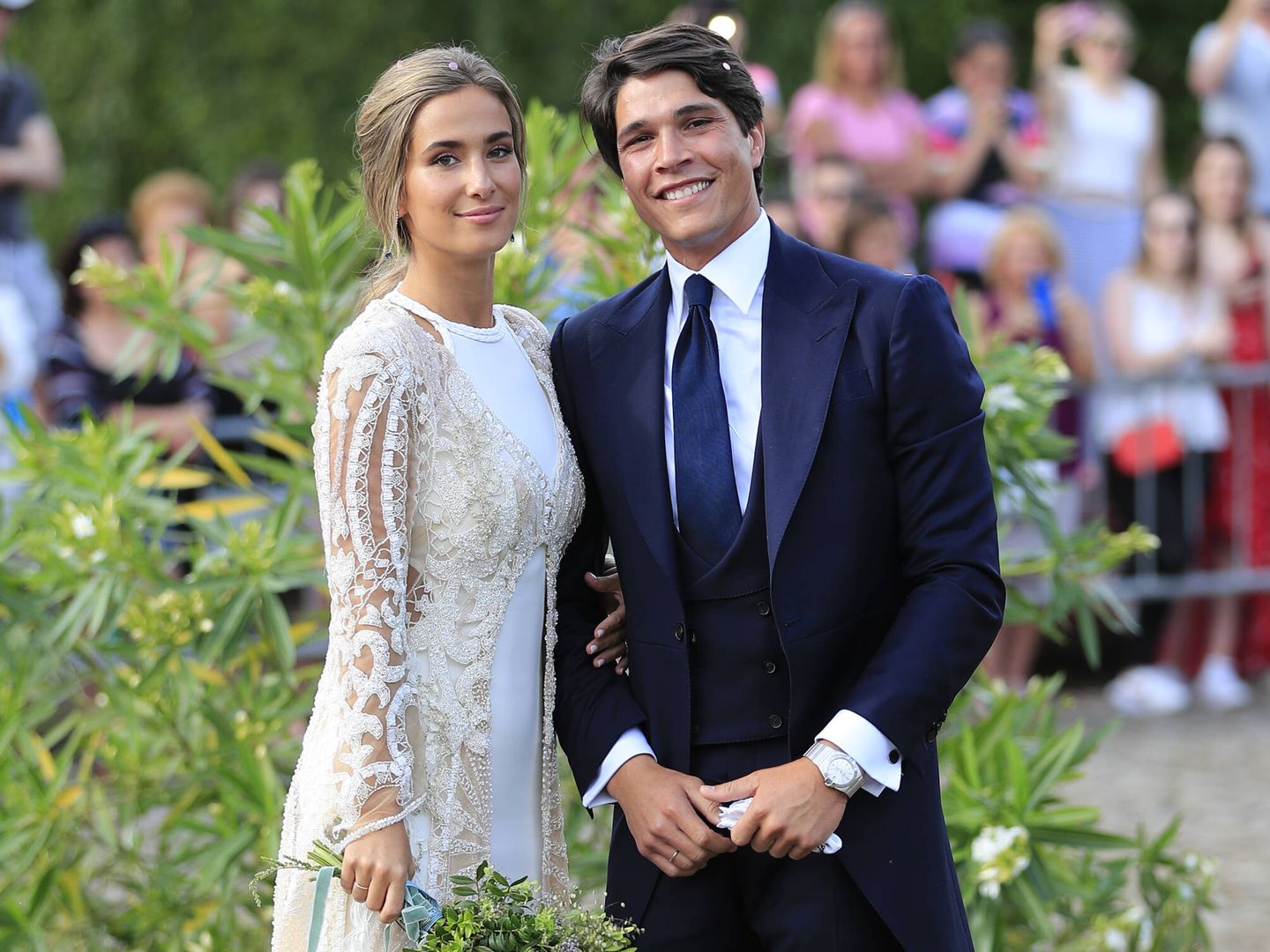 María Pombo recupera el segundo vestido de novia que llevó en su boda ...