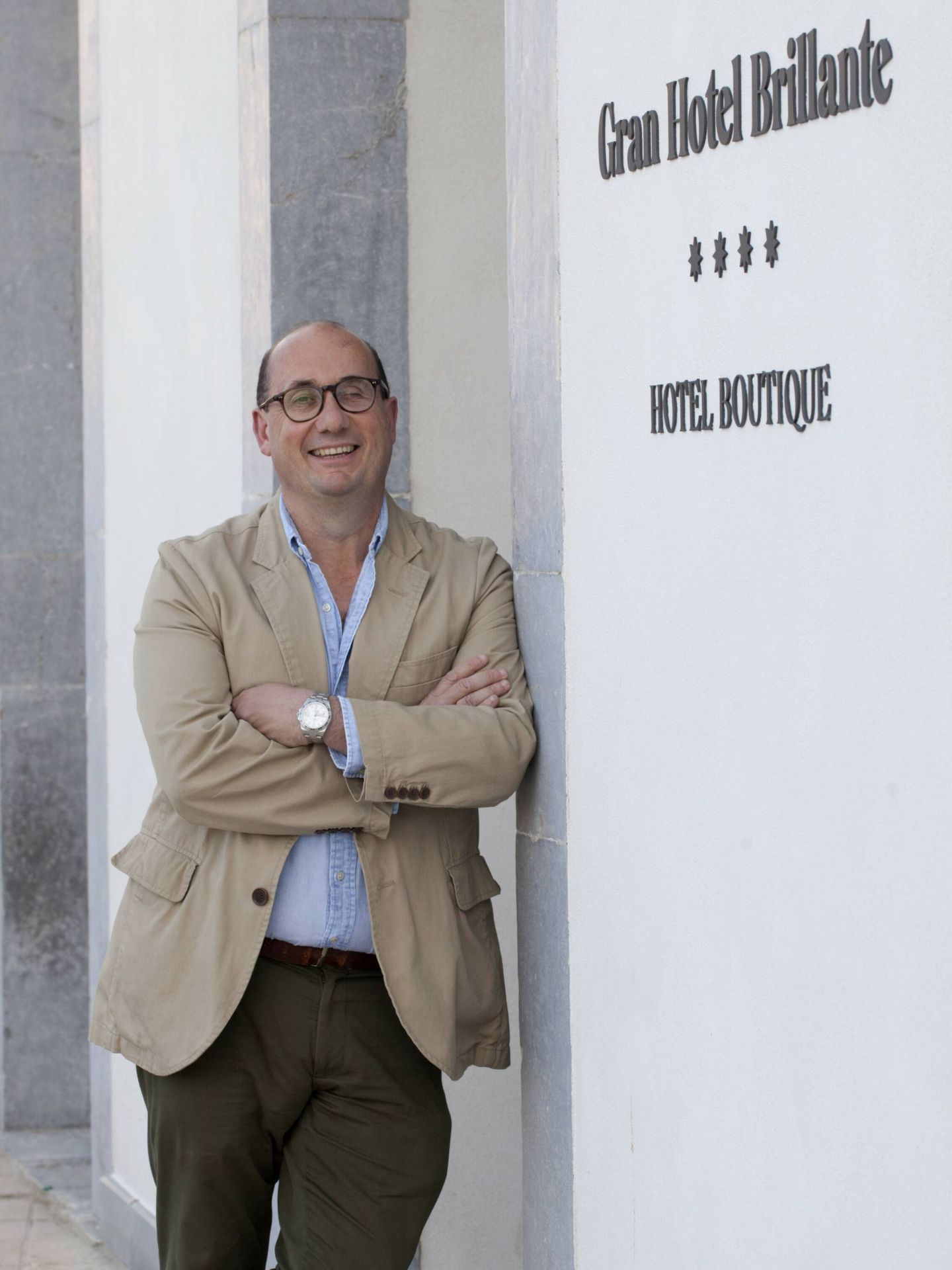 Fernando Artime, orgulloso artífice del renacimiento del Gran Hotel Brillante. (Cortesía)