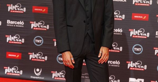 Foto: Hugo Silva en los Premios Platino. (EFE)