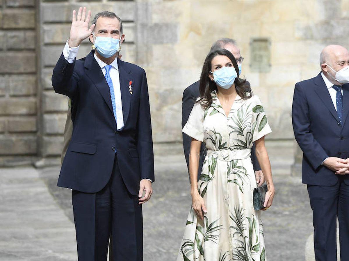 Foto: Felipe VI y Letizia en Santiago de Compostela. (Limited Pictures)