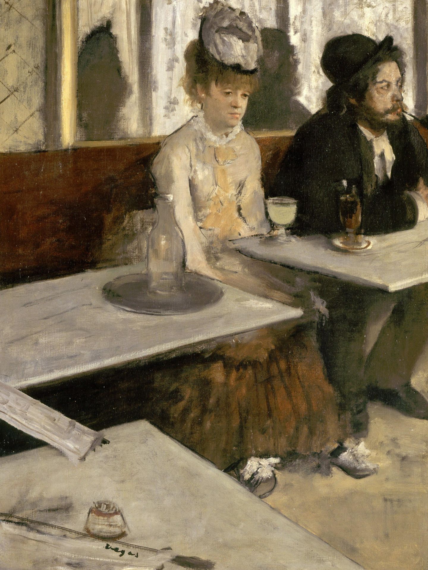 'La absenta', de Degas, que se puede ver en la exposición del Museo de Orsay