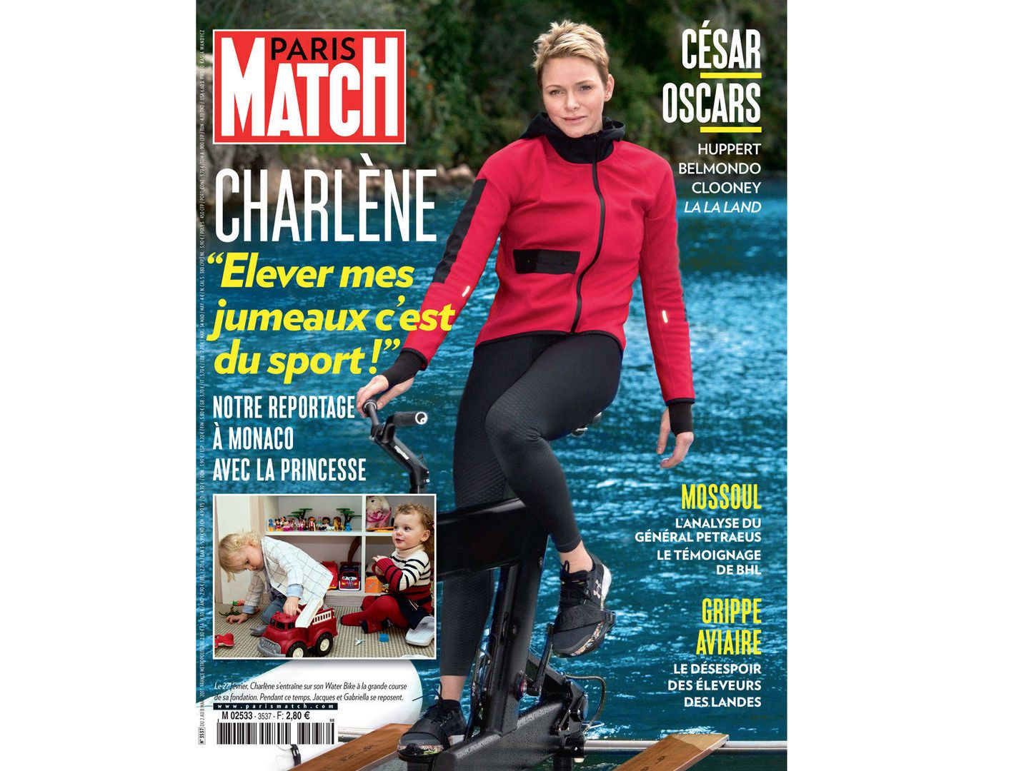 Charlène en la portada de 'Paris Match'.