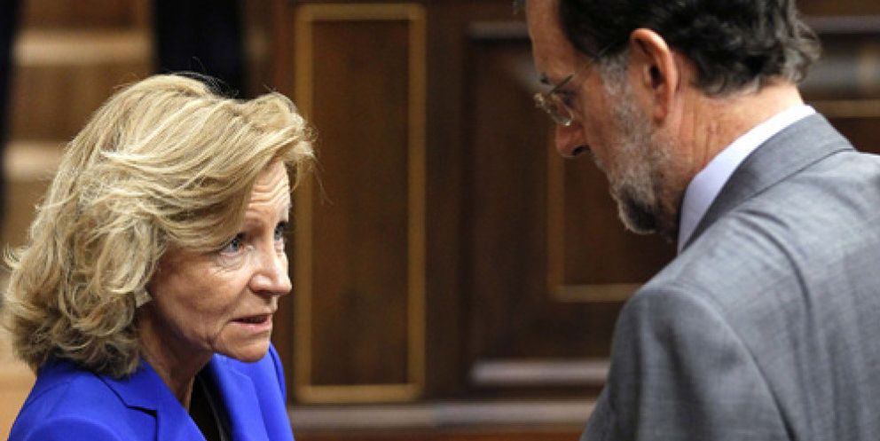 Foto: Rajoy despacha directamente con Salgado para evitar quinielas sobre Economía