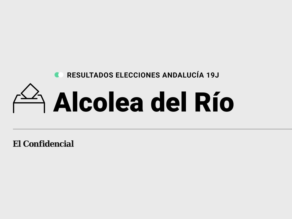 Foto: Resultados en Alcolea del Río, Sevilla, de las elecciones de Andalucía 2022 este 19-J (C.C./Diseño EC)