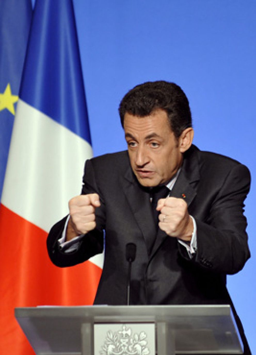 Foto: Sarkozy, celosísimo de Obama