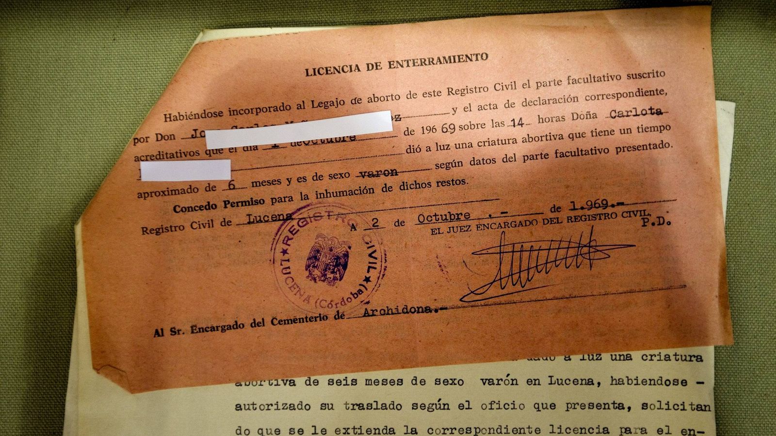 Foto: Los archivos son una pieza clave para esclarecer estos casos. En la imagen, un documento del Archivo Histórico Provincial de Málaga. (EFE)
