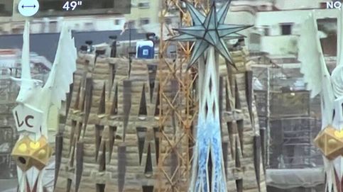 Este es el surrealista hallazgo que hicieron las cámaras de la Vuelta Ciclista al grabar el punto más alto de la Sagrada Familia
