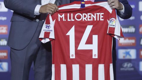 El Atlético de Madrid despide a Rodri en la presentación de Marcos Llorente