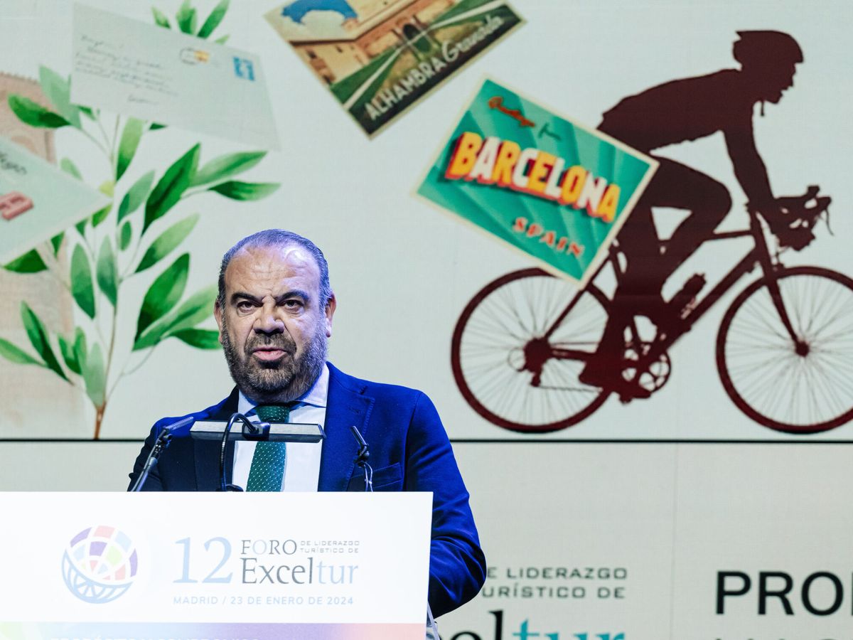 Foto: El presidente de Exceltur y presidente & CEO de Meliá Hotels International, Gabriel Escarrer. (EP/Carlos Luján) 