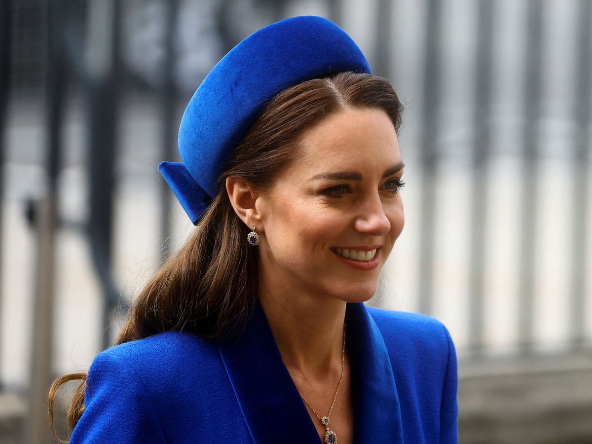 Foto: Kate Middleton, en su llegada a la abadía de Westminster. (Reuters/Hannah McKay)