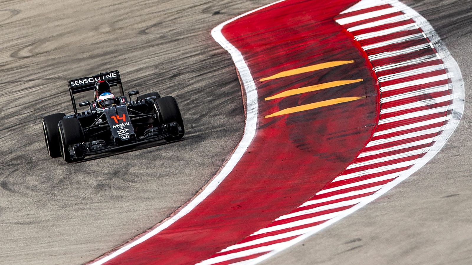 Foto: Fernando Alonso en su McLaren durante el pasado GP de Estados Unidos.