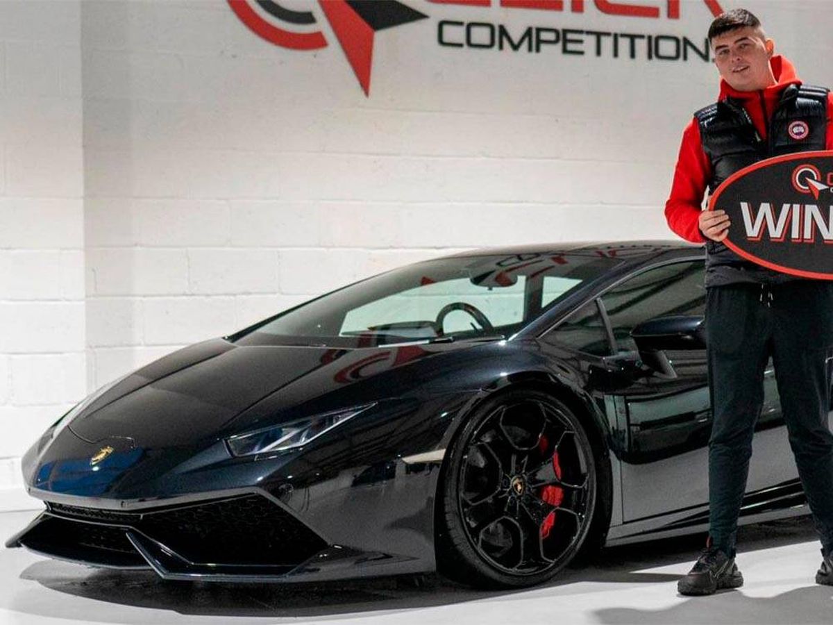 Foto: Gana un Lamborghini por un euro en un sorteo y lo destroza después de estrenarlo (Click Competition)